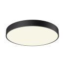 SLV 1007306 Medo Pro 60 Wand- und Deckenaufbauleuchte rund 3000/4000K 37W Phasenabschnitt 110° schwarz