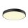 SLV 1007302 Medo Pro 60 Wand- und Deckenaufbauleuchte rund 3000/4000K 39W Dali Touch 110° schwarz