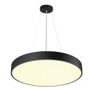 SLV 1007300 Medo Pro 60 Wand- und Deckenaufbauleuchte rund 3000/4000K 39W Dali Touch 80° UGR<19 schwarz