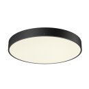 SLV 1007304 Medo Pro 60 Wand- und Deckenaufbauleuchte rund 3000/4000K 37W Phasenabschnitt 80° UGR<19 schwarz