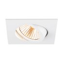 SLV 1007427 New Tria 68 Deckenspot1800-3000K 38° IP 20 quadratisch weiß - Einbaustrahler