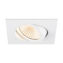 SLV 1007429 New Tria 68 Deckenspot 1800-3000K 60° IP 20 quadratisch weiß - Einbaustrahler