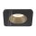 SLV 1007338 New Tria 68 Deckeneinbauring L: 8.3 B: 8.3 H: 3.55 cm IP 65 inkl. Glas schwarz