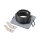 SLV 1007347 New Tria 68 Deckeneinbauring L: 8.2 B: 8.2 H: 3.4 cm IP 65 schwarz
