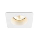 SLV 1007348 New Tria 68 Deckeneinbauring L: 8.2 B: 8.2 H: 3.4 cm IP 65 weiß