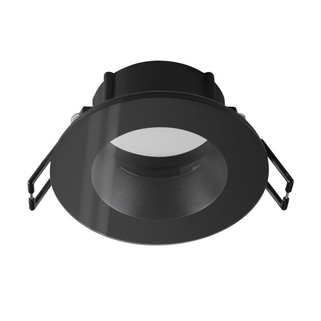 SLV 1007336 New Tria 68 Deckeneinbauring D: 8.3 H: 3.55 cm IP 65 inkl. Glas schwarz