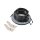 SLV 1007336 New Tria 68 Deckeneinbauring D: 8.3 H: 3.55 cm IP 65 inkl. Glas schwarz