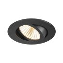 SLV 1007332 New Tria 68 Deckeneinbauring D: 8.2 H: 2.6 cm IP 20 schwarz