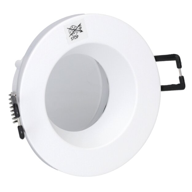 SLV 1007346 New Tria 68 Deckeneinbauring D: 8.2 H: 3.4 cm IP 65 weiß