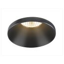 SLV 1007449 New Tria 75 Deckeneinbauring vertieft Aufsatz D: 8.2 H: 4.9 cm IP 20 schwarz