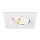 SLV 1007349 New Tria 75 Deckeneinbauring L: 9 B: 9 H: 2.6 cm IP 20 weiß