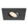 SLV 1007628 New Tria 75 XL Deckeneinbauleuchte quadratisch max. 10W GU10 schwarz
