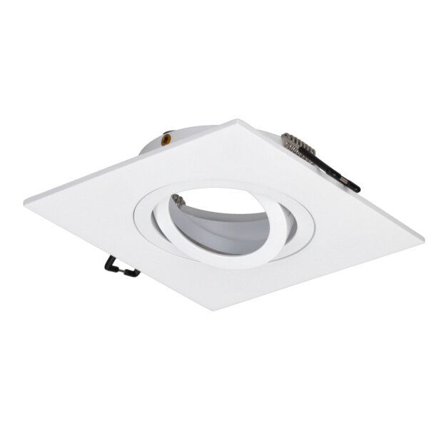 SLV 1007627 New Tria 75 XL Deckeneinbauleuchte quadratisch max. 10W GU10 weiß