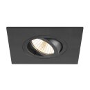 SLV 1007635 New Tria 75 XL Deckeneinbauring L: 11 B: 11 H: 2.6 cm schwarz