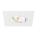 SLV 1007634 New Tria 75 XL Deckeneinbauring L: 11 B: 11 H: 2.6 cm weiß