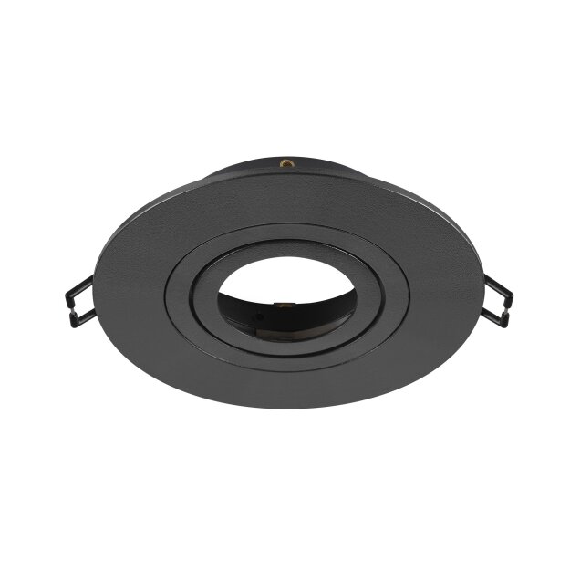 SLV 1007631 New Tria 75 XL Deckeneinbauring D: 11 H: 2.6 cm IP20 schwarz