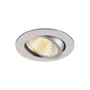 SLV 1007445 New Tria 95 Deckeneinbauring D: 11 H: 2.6 cm IP 20 aluminium
