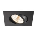 SLV 1007438 New Tria Universal 68 Deckenspot 2500/3000/4000K 38° IP 20 quadratisch schwarz - Einbaustrahler