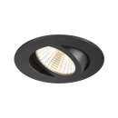 SLV 1007434 New Tria Universal 68 Deckenspot 2500/3000/4000K 38° IP 20 rund schwarz - Einbaustrahler