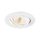 SLV 1007433 New Tria Universal 68 Deckenspot 2500/3000/4000K 38° IP 20 rund weiß - Einbaustrahler