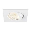 SLV 1007439 New Tria Universal 68 Deckenspot 2500/3000/4000K 60° IP 20 quadratisch weiß - Einbaustrahler