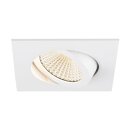 SLV 1007439 New Tria Universal 68 Deckenspot 2500/3000/4000K 60° IP 20 quadratisch weiß - Einbaustrahler