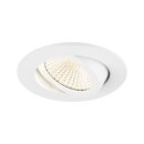 SLV 1007435 New Tria Universal 68 Deckenspot 2500/3000/4000K 60° IP 20 rund weiß - Einbaustrahler
