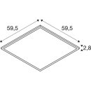 SLV 1007504 Panel V Dali 600 34W 830/840 UGR