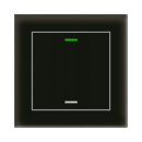 MDT BE-GTL1TS.01S KNX Glastaster II Light 1-fach RGBW...