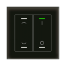 MDT BE-GTL2TS.C1S KNX Glastaster II Light 2-fach RGBW...