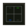 MDT BE-GTL4TS.01S KNX Glastaster II Light 4-fach RGBW Temperatursensor Schwarz Neutral