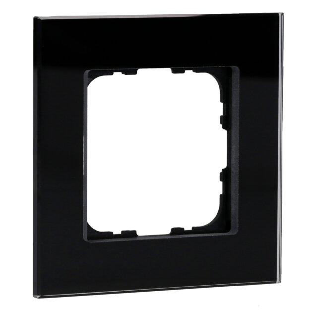 MDT BE-GTR1S.01S MDT Glasrahmen 1-fach für 55 mm Programme Schwarz