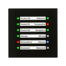 MDT SCN-GLED1S.01S KNX Glas LED Anzeige Schwarz