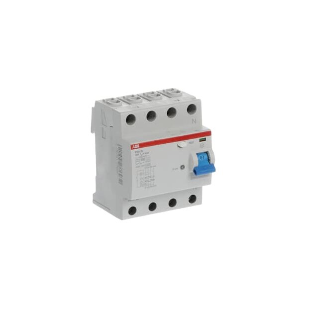 ABB 2CSF204592R4400 F204B-40/05 FI-Schutzschalter Typ B 4P 40A 500mA kurzzeitverzögert 3kA 4TE