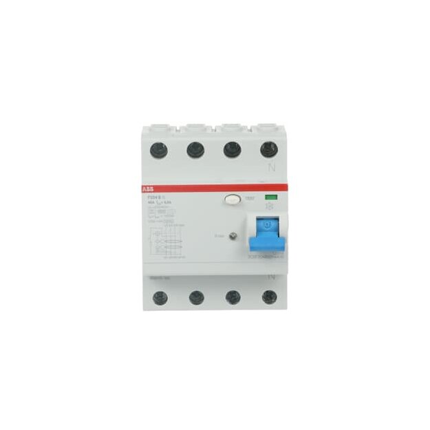 ABB 2CSF204892R4400 F204BS-40/05 FI-Schutzschalter Typ B 4P 40A 500mA selektiv 5kA 4TE