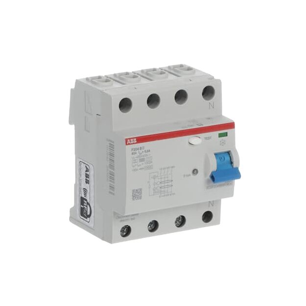 ABB 2CSF204868R3630 F204BS-63/03 FI-Schutzschalter Typ B 4P 63A 300mA 5kA 4TE
