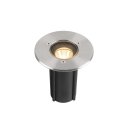 SLV 1007680 Dasar S Bodeneinbauleuchte rund 4W 3000K 24° IP67 zylindrisch edelstahl