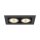 SLV 1007559 Kadux Deckeneinbauleuchte double 3000K 38° IP 20 quadratisch schwarz