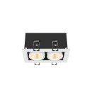 SLV 1007560 Kadux Deckeneinbauleuchte double 3000K 38° IP 20 quadratisch weiß