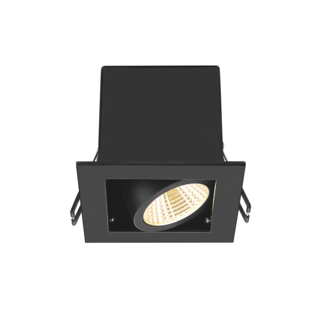 SLV 1007551 Kadux Deckeneinbauleuchte single 3000K 38° IP 20 quadratisch schwarz