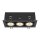 SLV 1007567 Kadux Deckeneinbauleuchte triple 3000K 38° IP 20 quadratisch schwarz