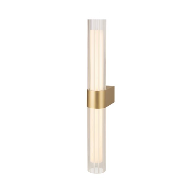SLV 1007616 Lygant double Wandaufbauleuchte 3000K 11W messing