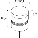 SLV 1007234 M-Pol S Polehead 180° entblendet Leuchtenkopf anthrazit 10W 700lm 2700K CRI80