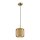 SLV 1007589 Pantilo Rope 20 Pendelleuchte 250cm E27 15W gold