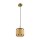 SLV 1007589 Pantilo Rope 20 Pendelleuchte 250cm E27 15W gold