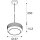 SLV 1007598 Pantilo Rope 27 Pendelleuchte 250cm E27 15W silber