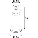 SLV 1007513 R-Cube 35 Stehleuchte 15W 2700/3000K Phase anthrazit