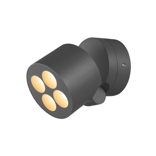 SLV 1007511 R-Cube Wand- und Deckenaufbauleuchte 2700/3000K 15W Phase 70° anthrazit