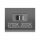 SLV 1007511 R-Cube Wand- und Deckenaufbauleuchte 2700/3000K 15W Phase 70° anthrazit
