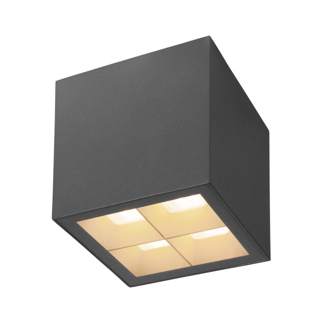 SLV 1007461 S-Cube Deckenaufbauleuchte 2700/3000K 15W Phase 80° anthrazit